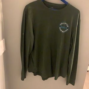 Olive Green Hollister Long sleeve shirt